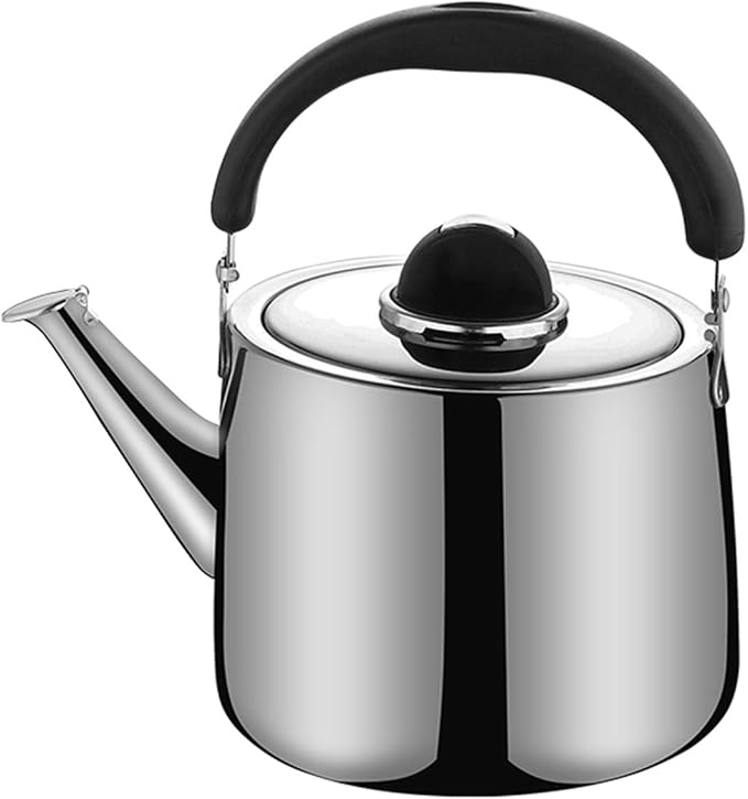 SULIVES Stainless Steel Whistling Kettle Stovetop Kettle for Induction