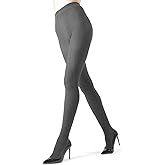 MeMoi Toronto Cable Cotton Tights for Women, Cozy and Breathable Warm Sweater Tights - Sizes S to XL