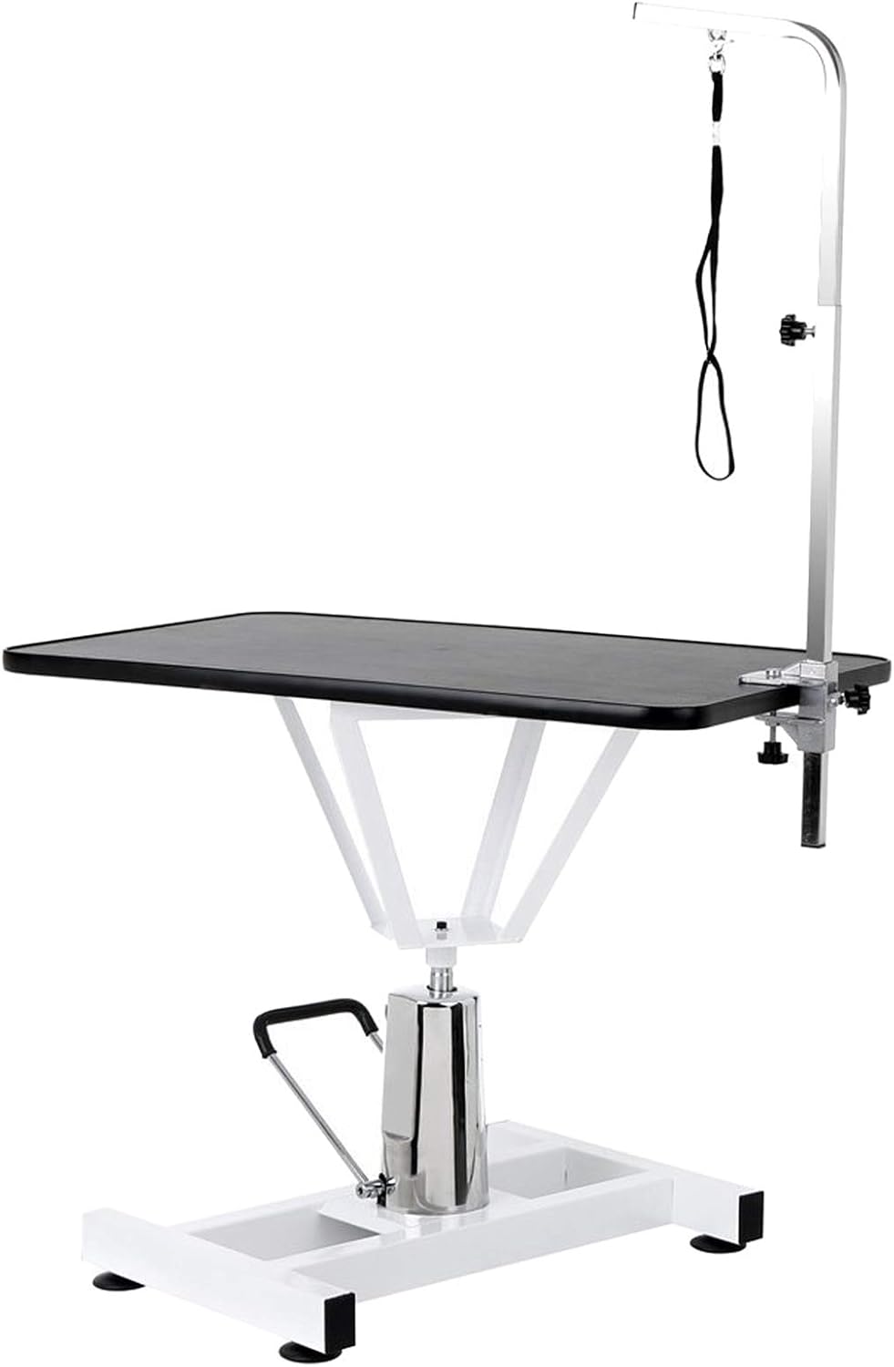 IKAYAA 36" Hydraulic Pet Dog Grooming Table, W/Arm & Noose