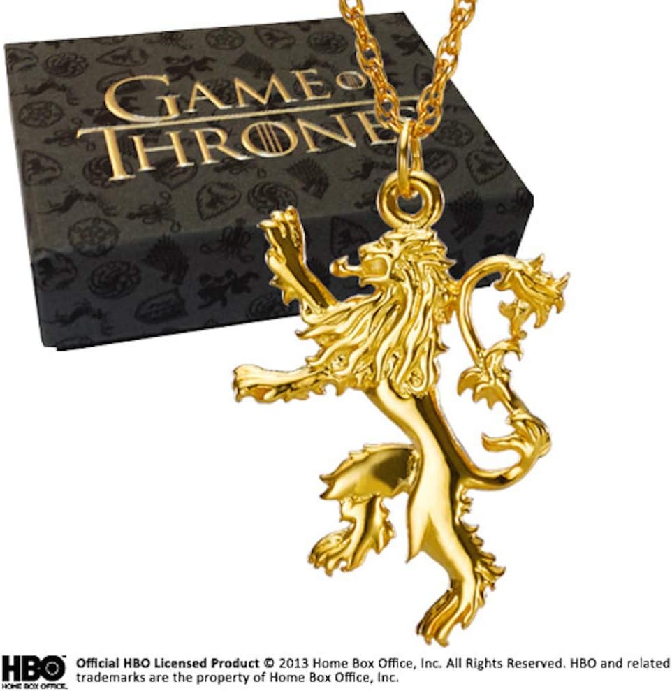 The Noble Collection GoT - silver GP Lannister Pendant, Silver and Gold - Image 3