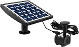 Decdeal 6V/2W Solar Fountain Pump with Adjustable Panel for Pond Garden view 5