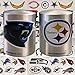 808 Pop Automatic Push Down Bottle Opener with NFL Logo Stickers, Set of 2