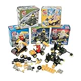 12 Mini BUILDING Block Vehicle Sets/RACE Car/JEEP/Construction, etc/Party FAVOR/STOCKING STUFFERS/Motor Skills