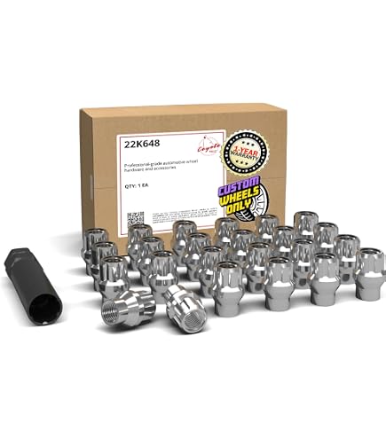 Aazon.co: DPAccessories Zinc 12x1.50 Lug Nuts - Open End Bulge Acorn
