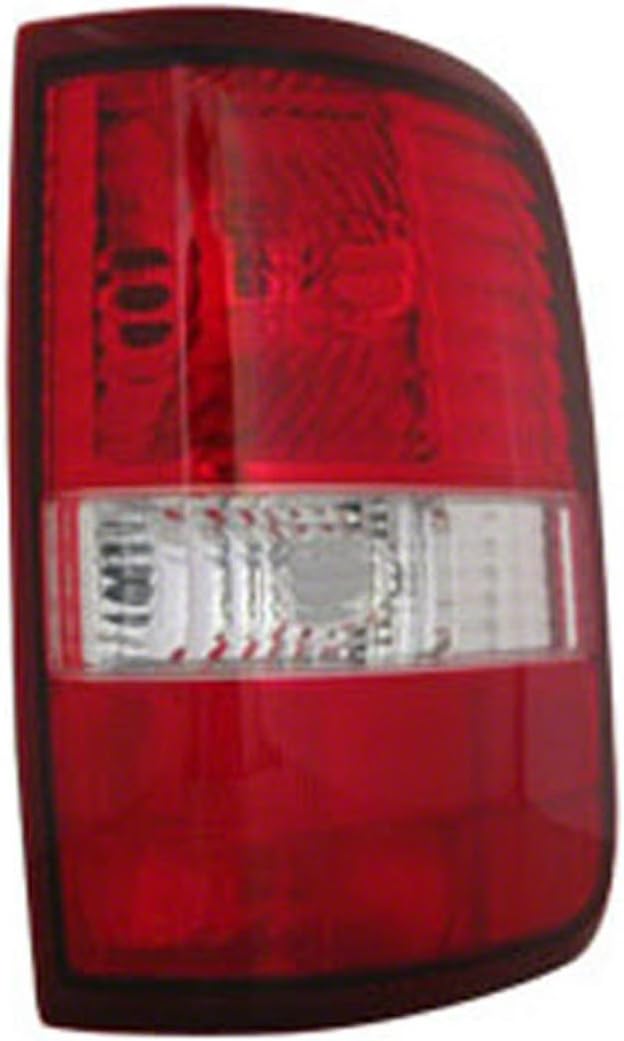 GetAllParts Passenger Side Right Red Tail Lamp Lens Housing 6L3Z13404BA,5L3Z13404CA CAPA