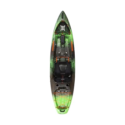 Perception Kayaks Pescador Pro 10 | Sit on Top Fishing Kayak with Adjustable Lawn Chair Seat | Large Front and Rear Storage | 10' 6" | Moss Camo