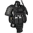 KAROYD Samurai Tactical Armor, Tactical Armor Full Set - Includes 2X Shoulder Armor+1x Groin Armor+2X Wrist Armor (Without Vest)