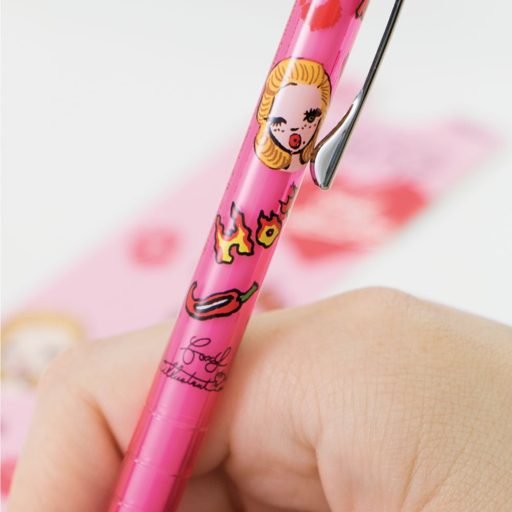 Pentel - atita portaine Fiesta per ine da 0,5 , fusto verde
