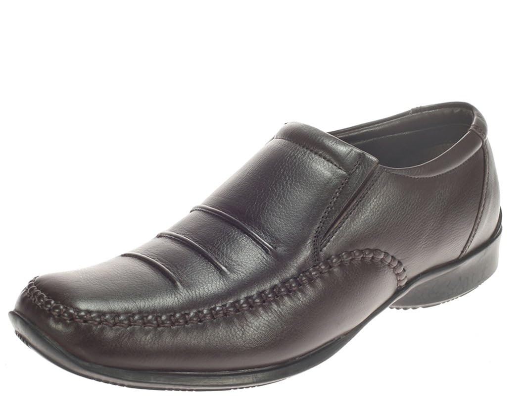 Buy BRITISH WALKERS by Khadim's Mens Taupe Brown Leather Casual Shoes