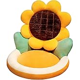 Ditucu Sunflower Shape Chair Pillow Cute Seat Cushion 19 x 18 inch Comfy Lazy Sofa Floor Pillows Dorm Seating for Childs Adults for Bedroom Decor
