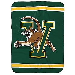 Vermont Catamounts Primary Logo Stripes Sherpa