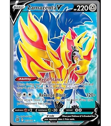 Amazon.com: Pokemon - Zamazenta 102/185 - Vivid Voltage - Amazing