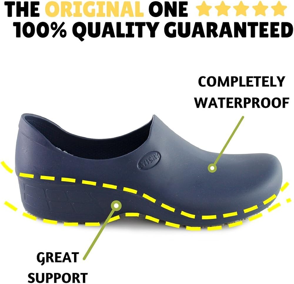Sticky Comfortable Work Shoes for Women - Nursing - Chef - Waterproof Non-Slip Pro Shoes: Shoes