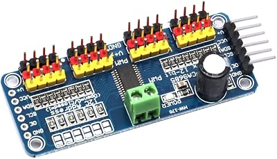 DollaTek PCA9685 16-Channel 12-bit PWM Servo Driver I2C Module