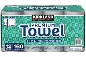Kirkland Signature Expect More Paper Towels, 12-count