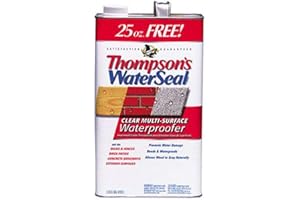 OLDE THOMPSON Thompsons Water Seal 24111 1.2-Gallon Clear Low VOC Water Sealer For Exterior Use