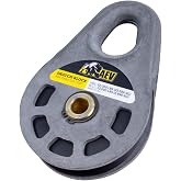 AEV Snatch Block Mid-Size/Full-Size - Breaking Strength: 52,000lbs Snatch Block can be Used with Both a Traditional Steel Cable or a Synthetic Winch line Max Cable Diameter: 7/16"