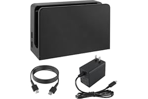 Dock Station for Nintendo Switch/Switch OLED with LAN Port,3-1 Switch Docking Station Set for TV with 1080P HDMI Cable and AC