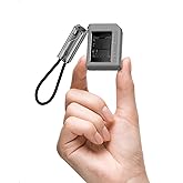 Sharge Disk M.2 NVMe SSD Enclosure with Active Cooling System, 10Gbps USB C 3.2 Gen2, Enclosure NVMe Reader Supports M Keys and Size 2230 SSDs, Gray