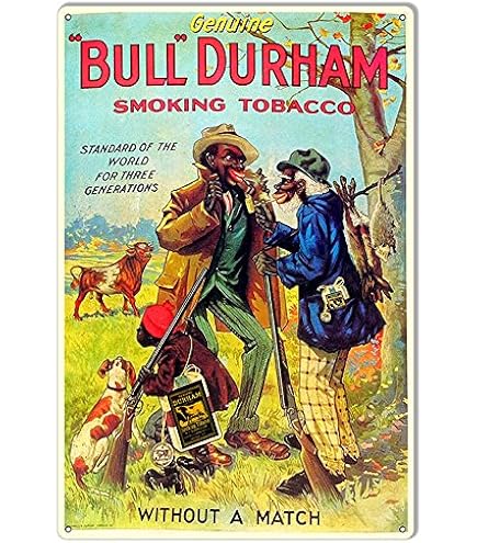 Amazon.com: Victory Vintage Signs Genuine Bull Durham Smoking Tobacco  General Store Sign : Home & Kitchen