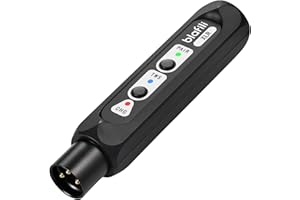 blafili XLR Portable Bluetooth v5.1 Music Receiver, aptX HD aptX Low Latency AAC SBC TWS, Rechargeable Battery 10hrs Long Playtime, USB-C DAC for Mixing Console Desk, Audio Mixer, PA DJ System