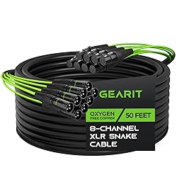 GearIT 8-Channel XLR Snake Cable