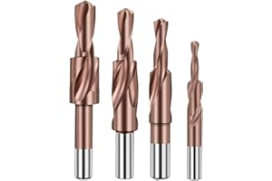 M35 HSS-CO Cobalt Two Stage Step Drill Bit Screw Counterbore Twist Countersink Drill for Stainless Drilling and Chamfering (S