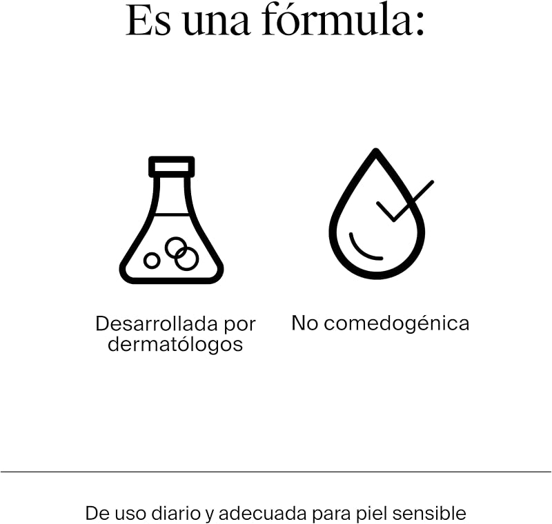 Hidratante Facial Ultra Suave de Uso Diário SPF 30 (100 ml), Protetor Solar de Espectro Largo 30 com CICA, Protetor Solar Facial Leve e Não Comedogénico, Pele Normal a Sensível