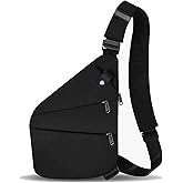 Anti Theft Crossbody Bag,Anti Theft Travel Bag for Women Men,Sling Crossbody Bag for Travel, Sport, Work