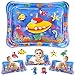 TEPSMIGO Inflatable Water Play Mat, Tummy Time Water Mat for Baby Infants - Baby Toys for 3 6 9 12 Months, Kids' Indoor Climbers & Play Toys