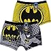 Boy's Black & Yellow Batman Cotton Boxer Shorts (2 Pair Pack) ( 7-8 Years )