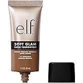 e.l.f. Soft Glam Foundation, Medium Coverage, Long-Lasting & Buildable Foundation For A Smooth, Satin Finish, Vegan & Cruelty
