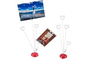 TFU 2pcs 4-Branch Family Tree Picture Holder Stand, Table Number Clips Stand for Picture Memo Paper Note Monmory Photo Christmas Wedding Card Display