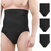 YLHONE Men's Shapewear Tummy Control Boxer Brief Waist Girdle Men’s Slimming Body Shaper Compression Underwear Butt Lifter