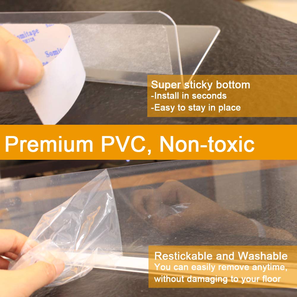 QIYIHOME 8Pack Toy Blocker, Gap Bumper for Under Furniture, BPA Free