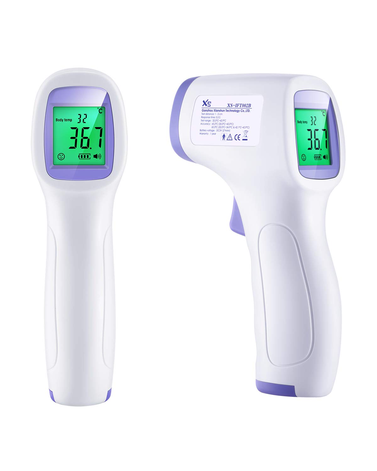 Infrared Forehead Thermometer 58 Days】 NonContact Forehead