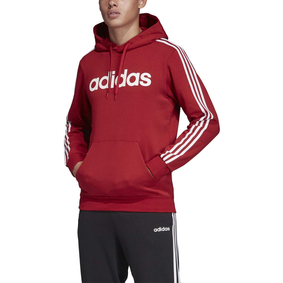 adidas 3 stripe pullover