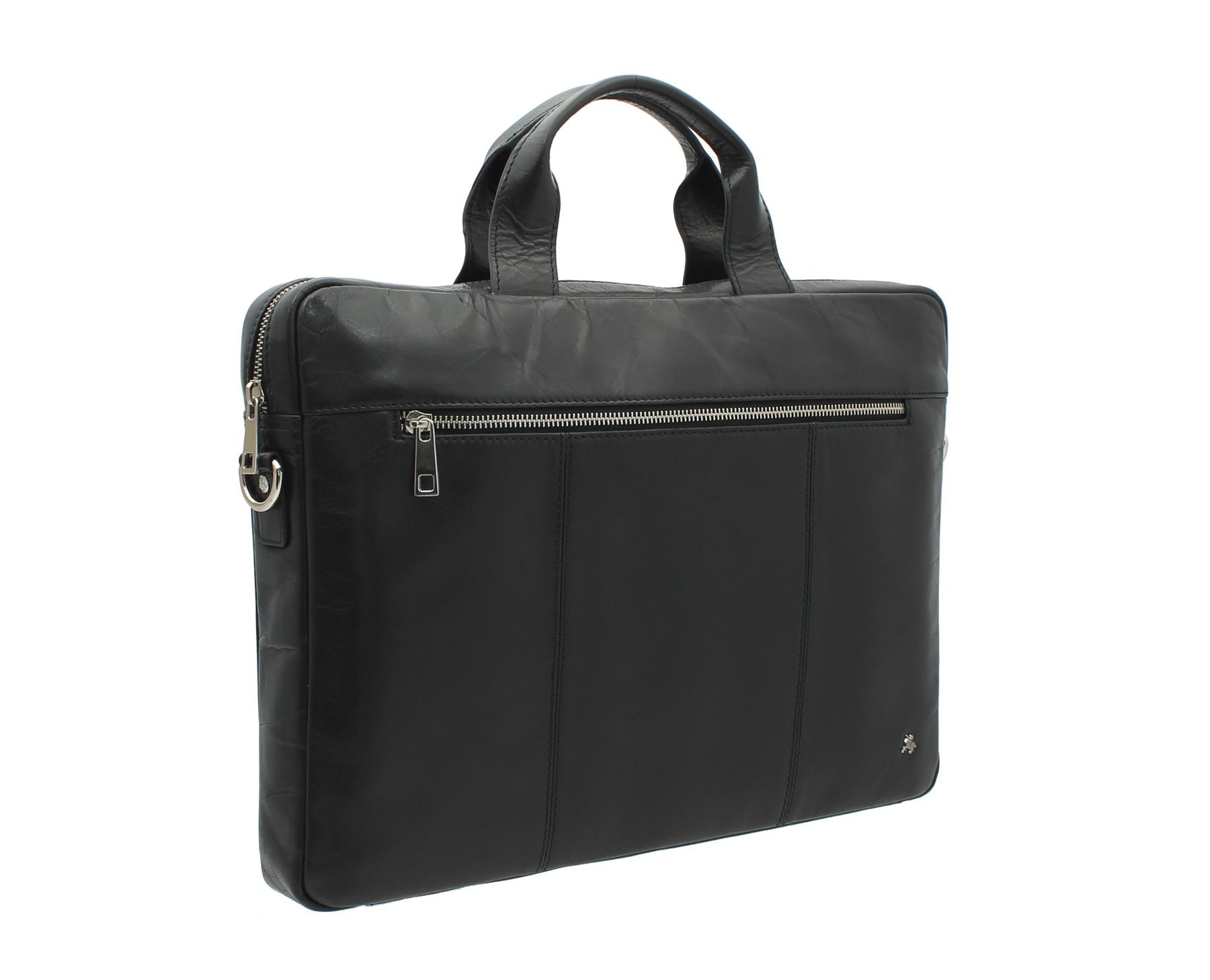 VISCONTI Merlin Collection Charles A4 Business Bag ML28 Black