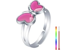 FOECBIR Mood Ring Color Rings Adjustable Size The Decorations