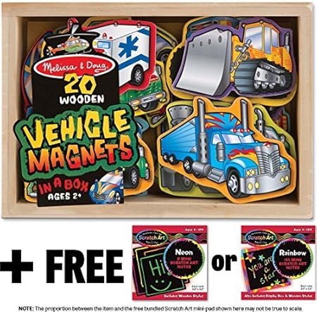 melissa and doug vehicle magnets