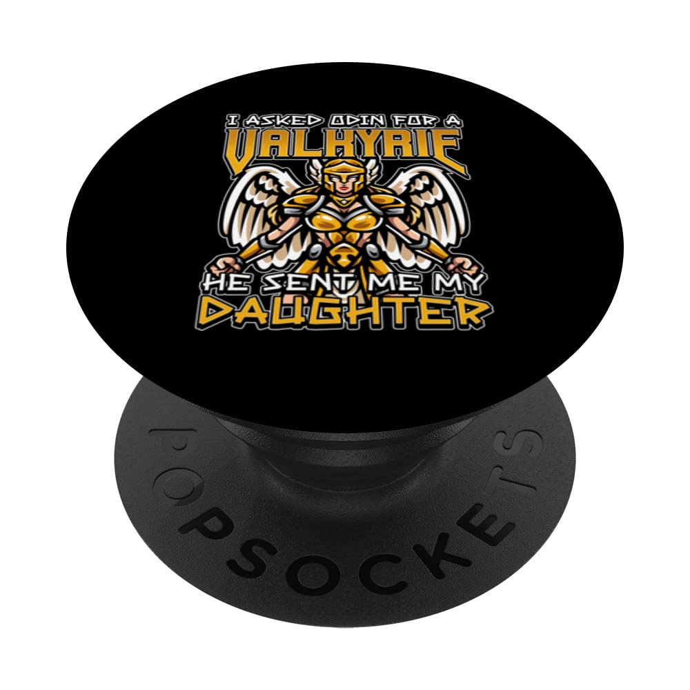 Norse Viking Mythology Design for Fathers Day PopSockets Swappable PopGrip