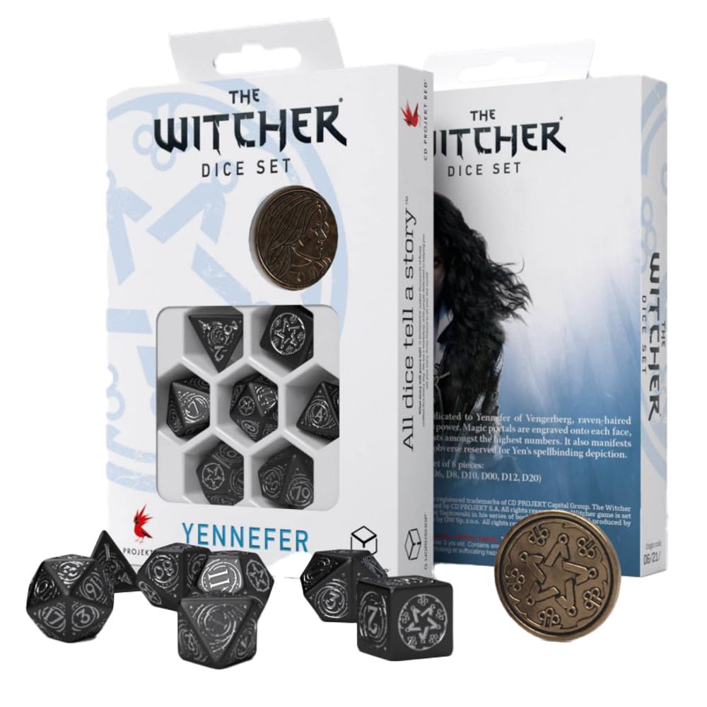 Q-Workshop WYE37 - The Witcher Dice Set: Yennefer - The Obsidian Star (7)