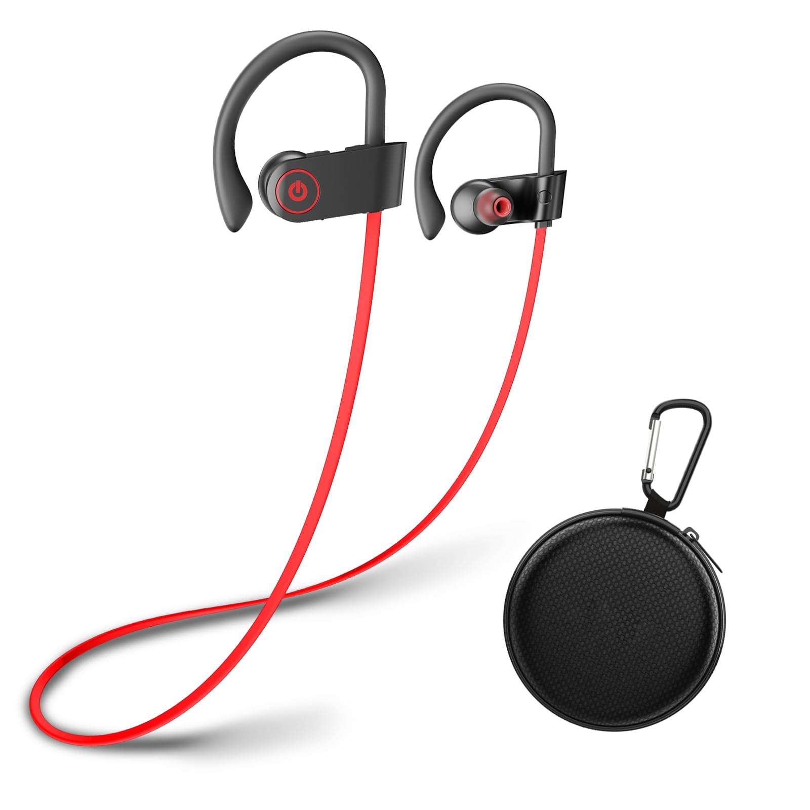 NUASI Waterproof Earphones Wireless IPX7 Waterproof for Running Sports Work