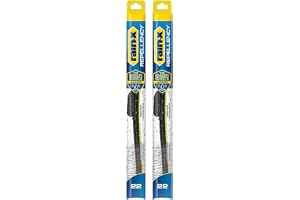 Rain-X 810363 Repellency Water Repellent Wiper Blades, 22" Windshield Wipers (Pack of 2), All Weather Streak-Free for Enhance