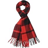 Super Soft Plaid Scarf for Women and Men-Winter Unisex Classic Tartan Plaid Scarves