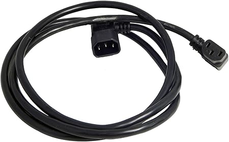 Amazon Com Well Shin C13 C14 Angled 10a 5 Ft Power Cord H05vv F55 Computers Accessories
