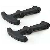 Tgpiao Replacement Lid Latches Compatible with Yeti Tundra & Roadie Cooler and Other Related CoolersDurable Rubber T-Latch Design, 2 Pack,Black