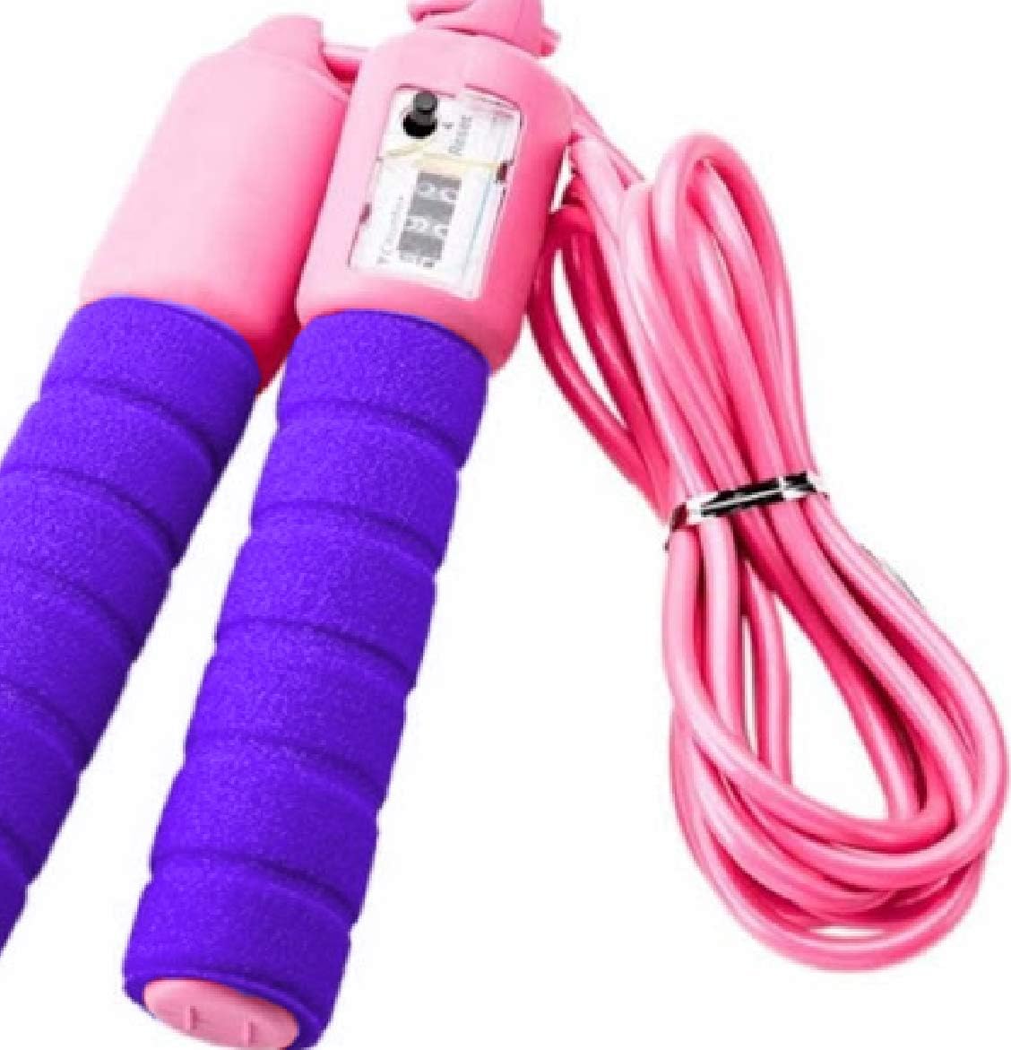 Children Jump Rope with Counter for Kids, Girls, Boys and Teenagers. Adjustable Skipping Rope for Fitness & Exercise Workout at Home Gym, Office or Garden. Speed with Anti Slip Handles
