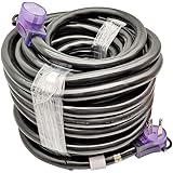 Parkworld 60110 RV/EV 50A Extension Cord, NEMA 14-50 Extension Cord, 14-50P to 14-50R (100FT)