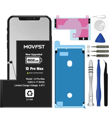 Amazon.com: JSYVKUTO 22800mAh Battery for iPhone 13 Pro Max
